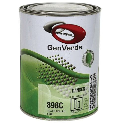 GenVerde 898C Silver Dollar Fine Basecoat Toner, 1 gal - GenVerde Automotive Paint