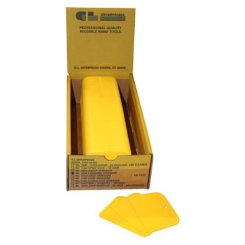 GL Enterprises 1204 Yellow Auto Body Spreader 3 x 4 in Plastic - GL Enterprises Body Fillers
