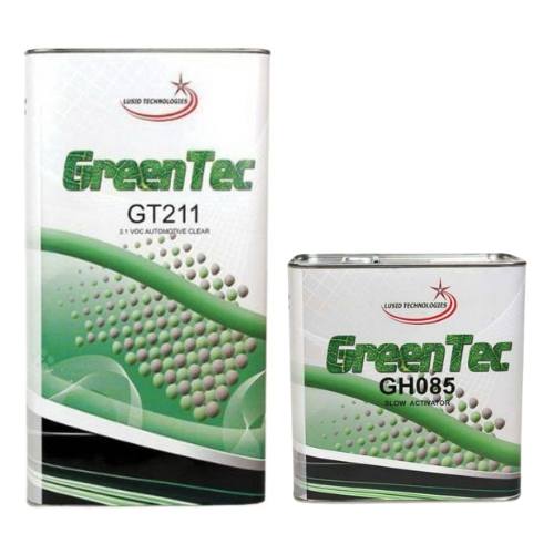 GreenTec GT211 2:1 Low VOC Clearcoat + Slow Hardener Kit, 5 L - GreenTec Clear Coat