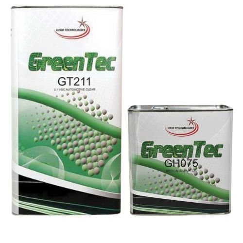 GreenTec GT211 2:1 Low VOC Clearcoat + Med Hardener Kit, 5 L - GreenTec Clear Coat