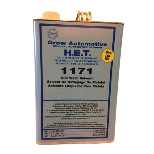 Grow Automotive 1171-1 Ultra Low VOC Paint Cleanup Solvent, 1 gal - Grow Automotive Reducers & Thinners