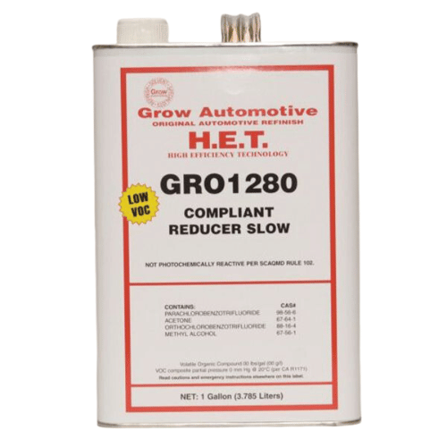 Grow Automotive 1280 Slow Dry Low VOC Urethane Reducer, Gal - Grow Automotive Reducers & Thinners