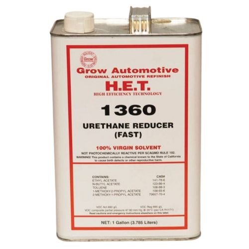 Grow Automotive 1360 Fast Urethane Reducer, Gallon - Grow Automotive Reducers & Thinners