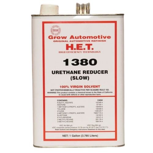 Grow Automotive 1380 Slow Urethane Reducer, Gallon - Grow Automotive Reducers & Thinners
