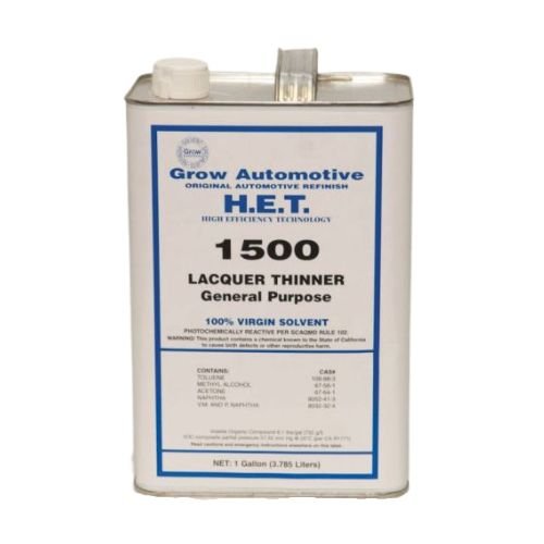Grow Automotive 1500 Lacquer Thinner, Gallon - Grow Automotive Reducers & Thinners