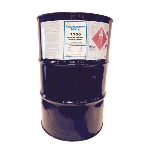 Grow Automotive 1500 Lacquer Thinner, 53 Gal Drum - Grow Automotive Reducers & Thinners