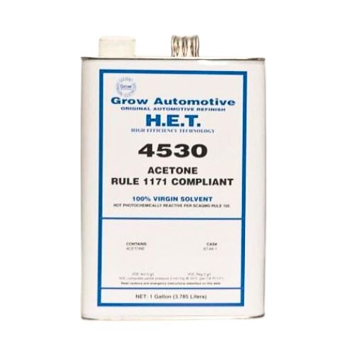 Grow Automotive low VOC Acetone Cleaning Solvent, Gallon - Grow Automotive Surface Prep