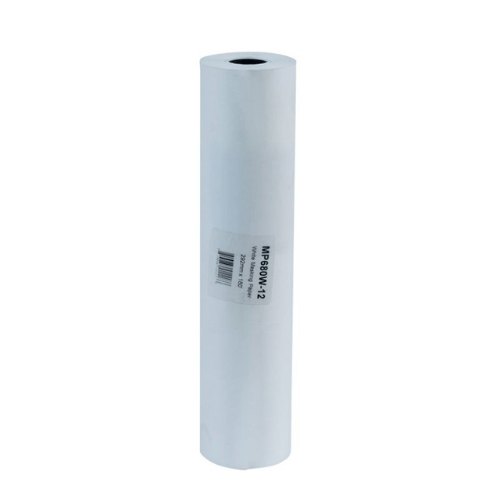 High Teck 12 in x 180 ft White Waterborne Masking Paper Hand Roll - High Teck Masking Tape & Paper