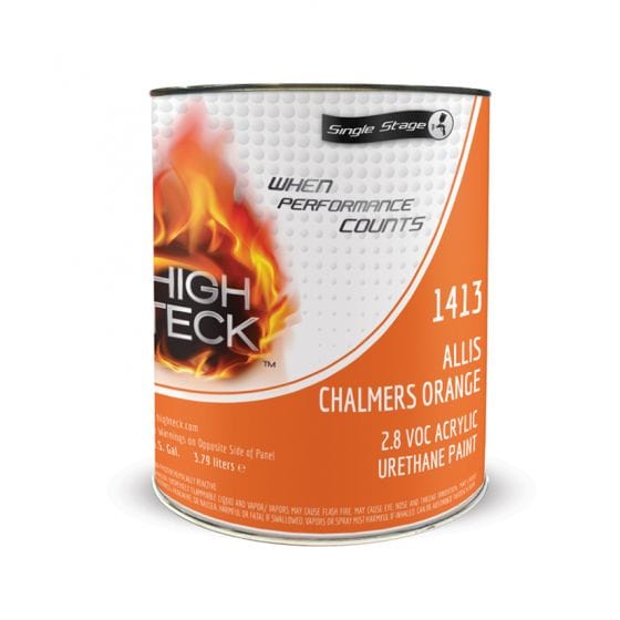 High Teck 1413 Allis Chalmers Orange Single Stage Paint, 1 Gallon - High Teck Automotive Paint