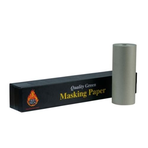 High Teck 18 in x 500 ft Green Masking Paper, 35 Lb Basis Weight - High Teck Masking Tape & Paper