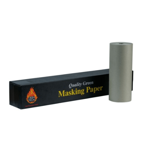 High Teck 18 in x 600 ft Green Masking Paper, 35 Lb Basis Weight - High Teck Masking Tape & Paper
