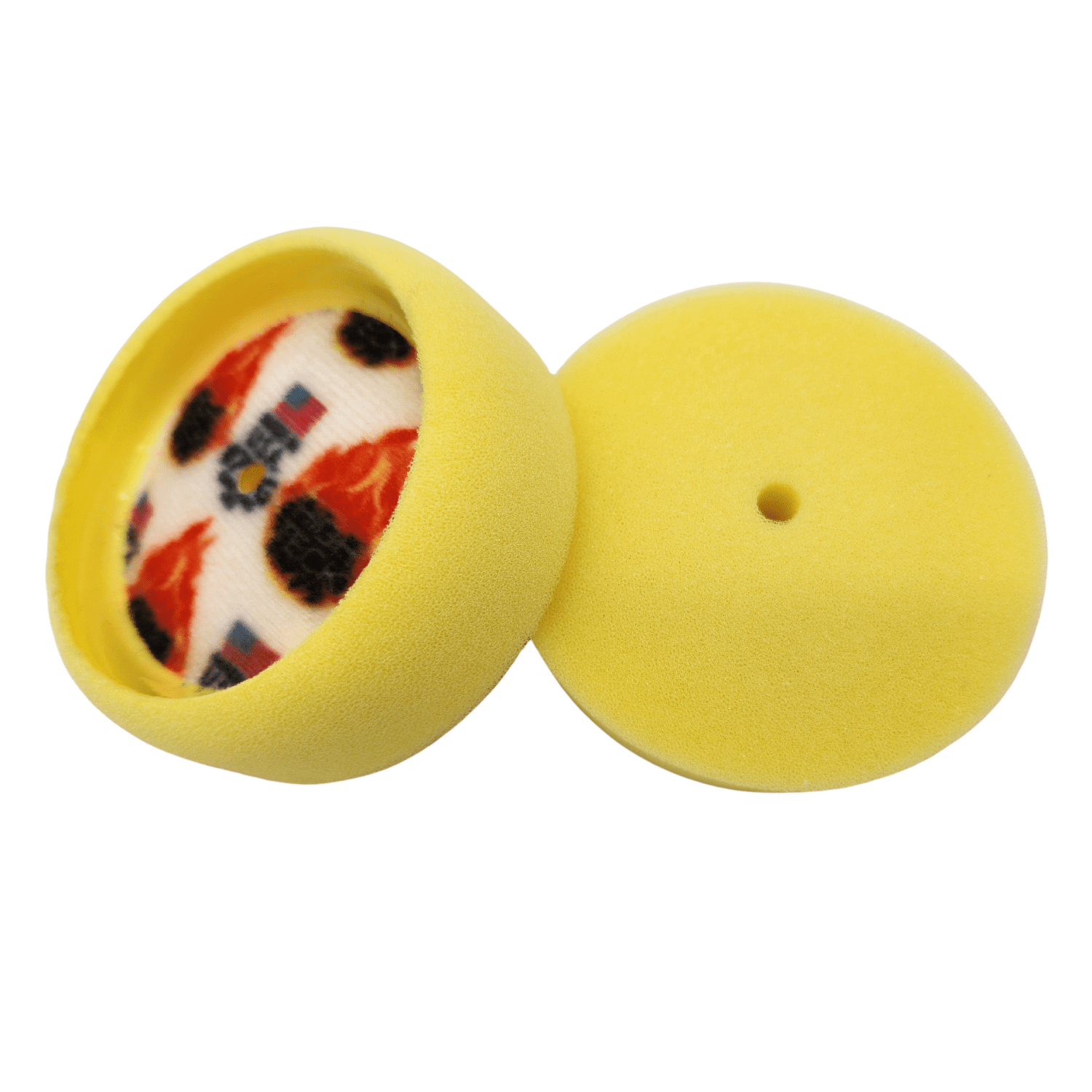 High Teck 3 Inch Dia Yellow Foam Compound Buffing Pads, 2 pk - High Teck Compound/Polish