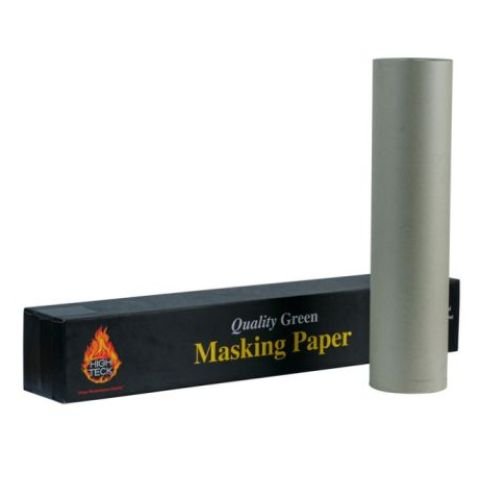 High Teck 36 in x 500 ft Green Masking Paper, 35 Lb Basis Weight - High Teck Masking Tape & Paper