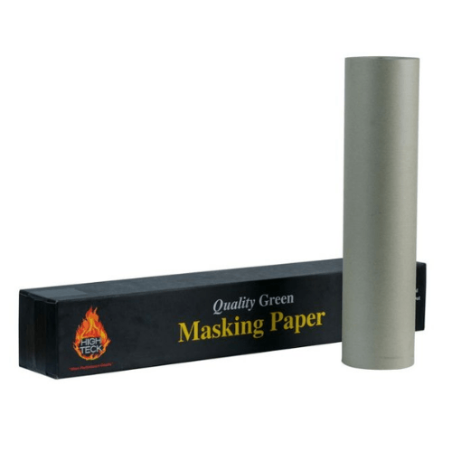 High Teck 36 in x 750 ft Green Masking Paper, 28 lb Basis Weight - High Teck Masking Tape & Paper