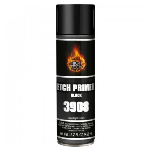 High Teck 3908 Etch Primer DTM Black, 15 oz Aerosol - High Teck Aerosols