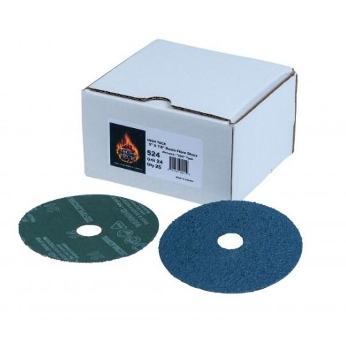 Premium 5" 24 Grit Zirconia Sanding Disc, 25 pk, High Teck - High Teck Sandpaper