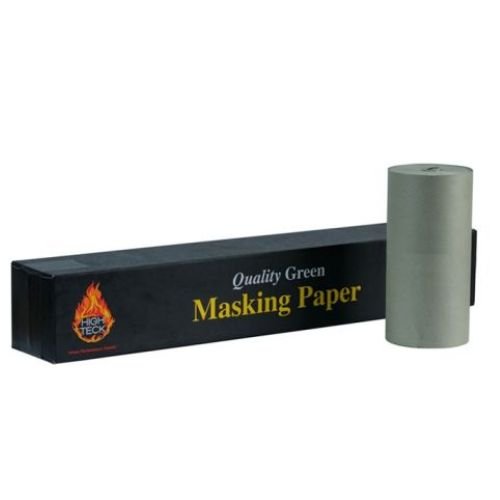 High Teck 12 in x 500 ft Green Masking Paper, 35 Lb Basis Weight - High Teck Masking Tape & Paper