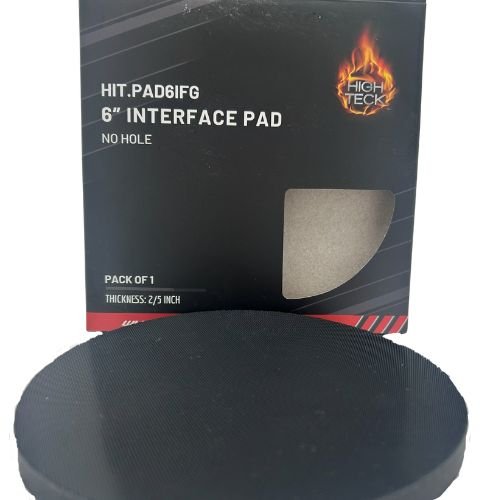 High Teck 6" Dia Velcro Interface Pad for Palm Sanders | 0.40" T - High Teck Sandpaper