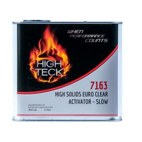 High Teck 7163 2:1 Slow Euro Clear Coat Activator, 2.5 Liter - High Teck Paint Activators