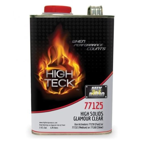 High Teck 77125 2:1 High Solids Glamour Clear Coat, Gallon - High Teck Clear Coat