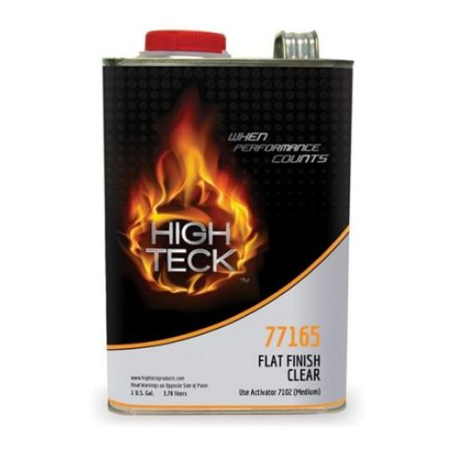 High Teck 77165 6:1 Flat Finish Urethane Clearcoat, Gallon - High Teck Clear Coat