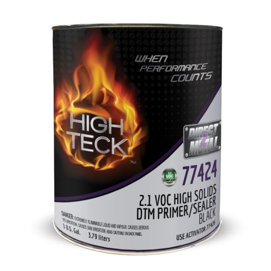 High Teck 77424 Black 2K DTM Primer/Sealer, Gallon - High Teck Primers