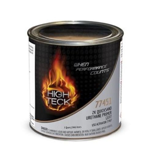 High Teck 77451 Gray 2K Quicksand Urethane Primer, Quart - High Teck Primers