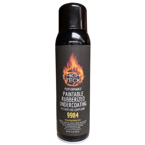 High Teck 9984 Paintable Rubberized Black Undercoat, 15 oz - High Teck Aerosols