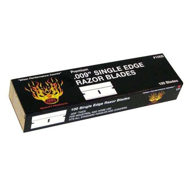 High Teck Carbon Steel NO.9 Razor Blade, 100 pc - High Teck Shop Supplies