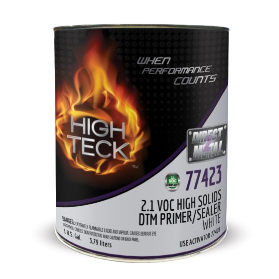 High Teck 77423 White 2K DTM Primer/Sealer, Gallon - High Teck Primers