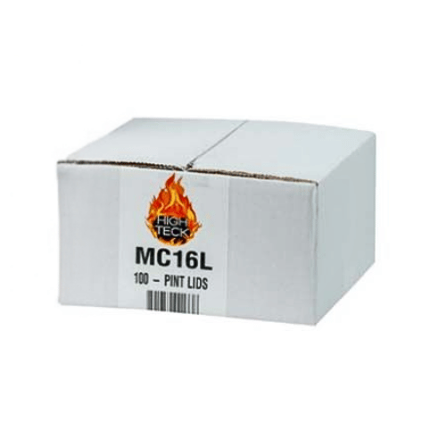 High Teck MC16L Pint Mixing Cup Lids, Qty: 100/Box - High Teck Paint Gun Cups & Liners