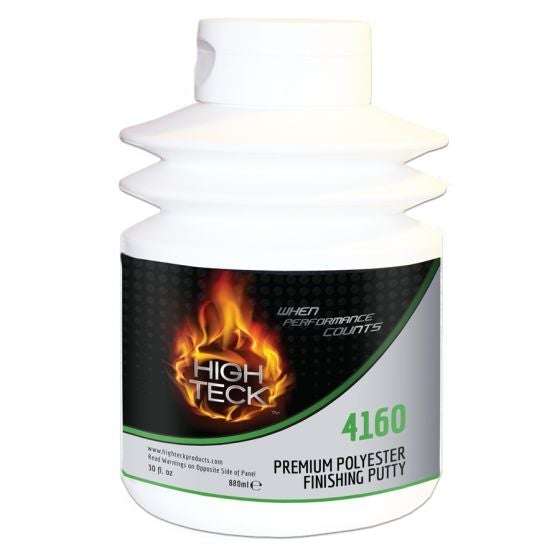 High Teck Premium Polyester Finishing Putty 30 oz - High Teck Body Fillers