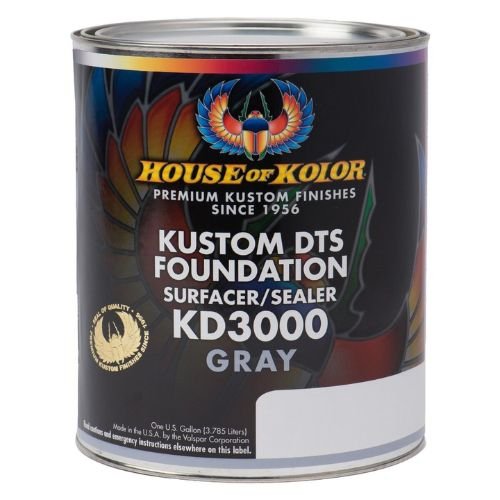 HOK KD3000 Gray High Build DTS Primer Surfacer/Sealer, Gallon - House of Kolor Primers