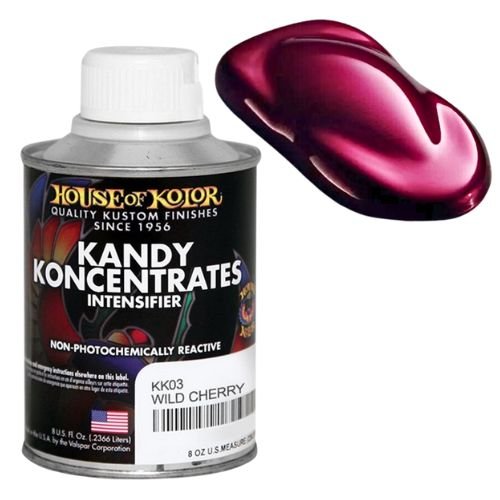 House of Kolor KK03 Wild Cherry Kandy Koncentrate Basecoat, 8 oz - House of Kolor Automotive Paint