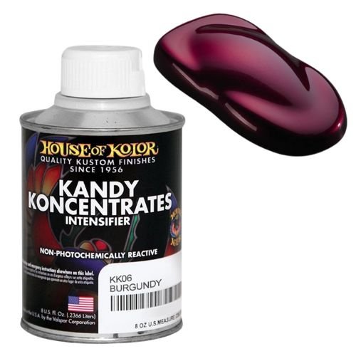 House of Kolor KK06 Burgundy Kandy Koncentrate Basecoat, 8 oz - House of Kolor Automotive Paint