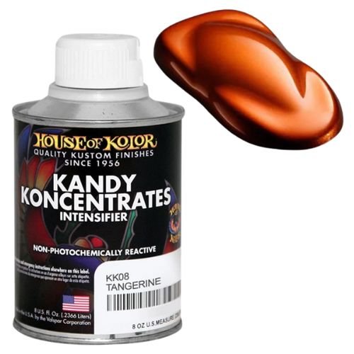 House of Kolor KK08 Tangerine Kandy Koncentrate Basecoat, 8 oz - House of Kolor Automotive Paint