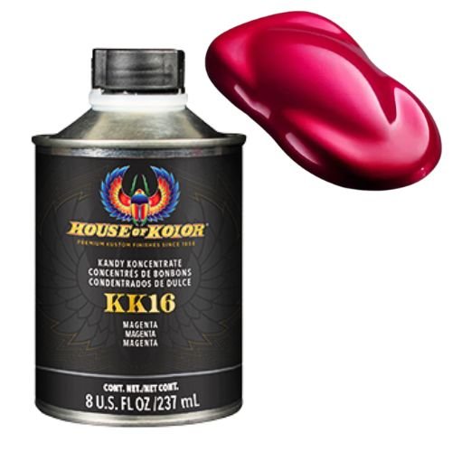 House of Kolor KK16 Magenta Kandy Koncentrate Basecoat, 8 oz - House of Kolor Automotive Paint
