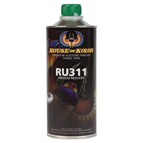 HOUSE OF KOLOR RU311 Medium Urethane Reducer, Qt - House of Kolor Reducers & Thinners