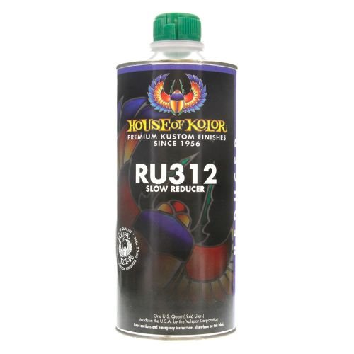 HOUSE OF KOLOR RU312 Slow Urethane Reducer, Qt - House of Kolor Reducers & Thinners
