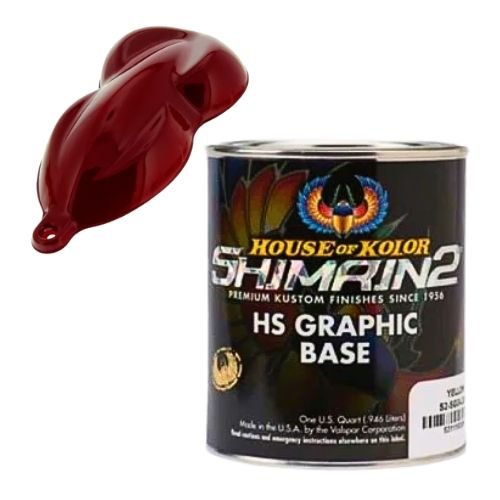 House of Kolor S2-SG03 HS Magenta Solid Graphic Basecoat, Qt - House of Kolor Automotive Paint