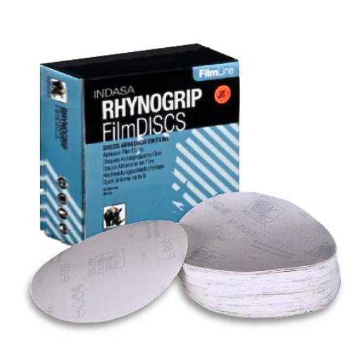 Indasa Rhynogrip 6 in 1200 Grit White Sanding Film Discs, 50 pc - Indasa Sandpaper