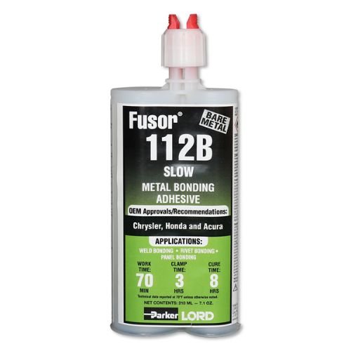 Lord Fusor 112B (210ML) Slow Cure Metal Bonding Adhesive - Lord Fusor Adhesives