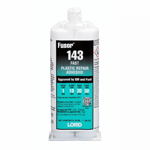 Lord Fusor 143 (50ML) Fast Cure Plastic Repair Adhesive - Lord Fusor Adhesives