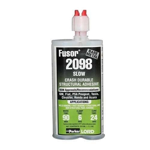 Lord Fusor 2098 (210ML) Slow Crash Structural Adhesive for Bare Metal - Lord Fusor Adhesives
