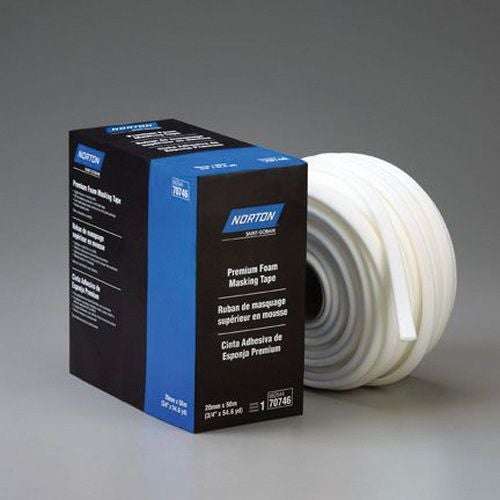 Norton® 70746 Premium 3/4" Foam Masking Tape, 20 mm x 50 m - Norton Masking Tape & Paper