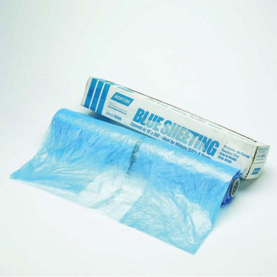 Norton® 03345 Premium Blue Plastic Sheeting, 16 ft x 350 ft L - Norton Masking Tape & Paper