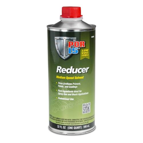 POR-15 40804 Medium Reducer Solvent for Thinning, Quart - POR-15 Reducers & Thinners