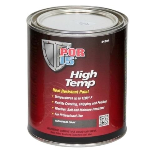 POR-15® 44204 Quart Manifold Gray High Temperature Paint - POR-15 Automotive Paint