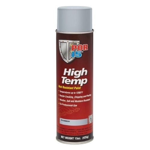 POR-15® 44318 Aluminum High Temperature Paint, 15 oz Aerosol - POR-15 Aerosols