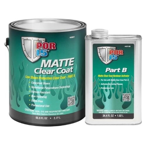 POR-15® 44901 2-Component Protective Clearcoat Matte Finish, 1 gal - POR-15 Clear Coat